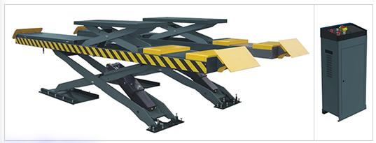 হুইল অ্যালাইনমেন্টের জন্য ডাবল সিজার লিফট